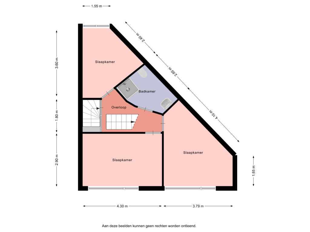 Bekijk plattegrond van 1e verdieping van Tulpstraat 13