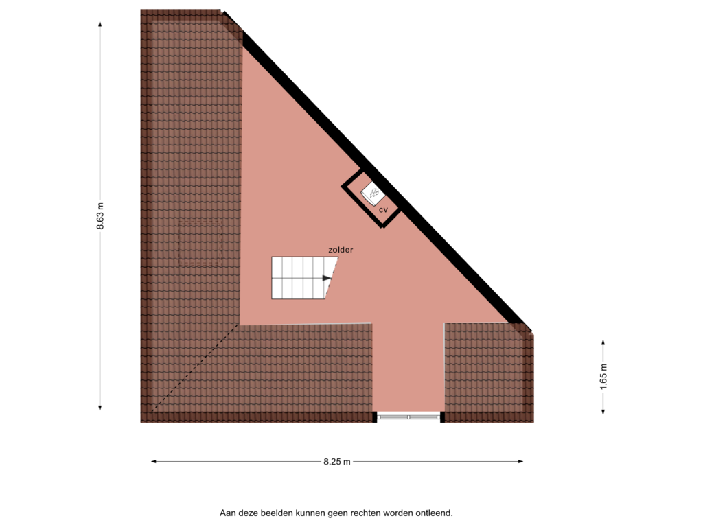 Bekijk plattegrond van 2e verdieping van Tulpstraat 13