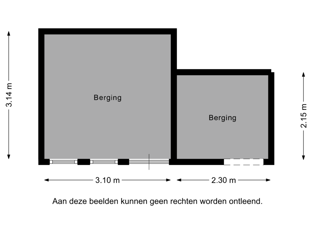 Bekijk plattegrond van Berging van Tulpstraat 13