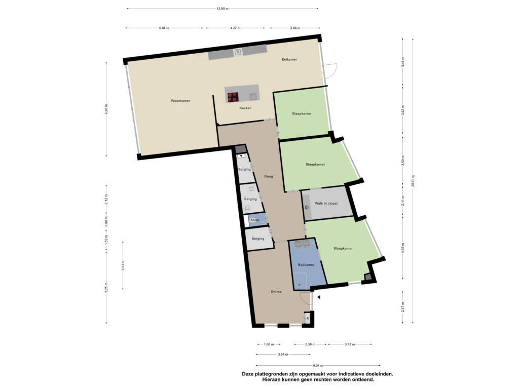 Bekijk plattegrond van Appartement van Haringvlietweg 38