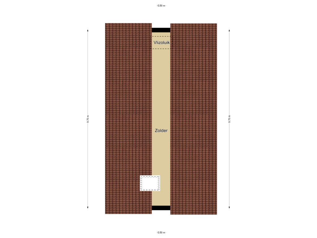 Bekijk plattegrond van 2e verdieping van Hammarskjöldpark 10