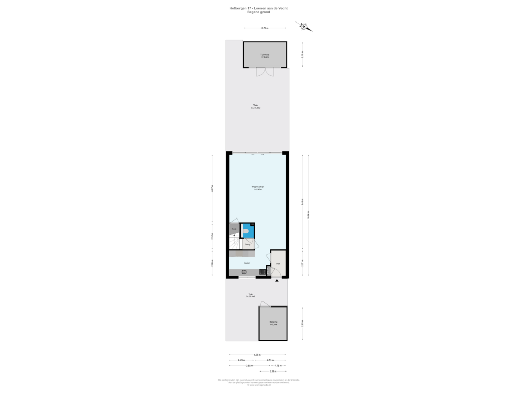 Bekijk plattegrond van Begane grond van Hofbergen 17