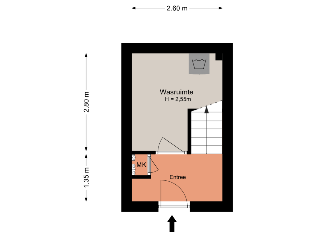 View floorplan of Begane Grond of Lorrainelaan 6