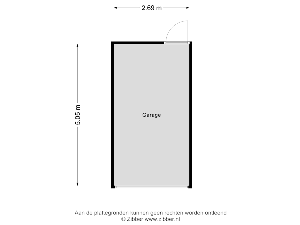 Bekijk plattegrond van Garage van Groenezoom 22