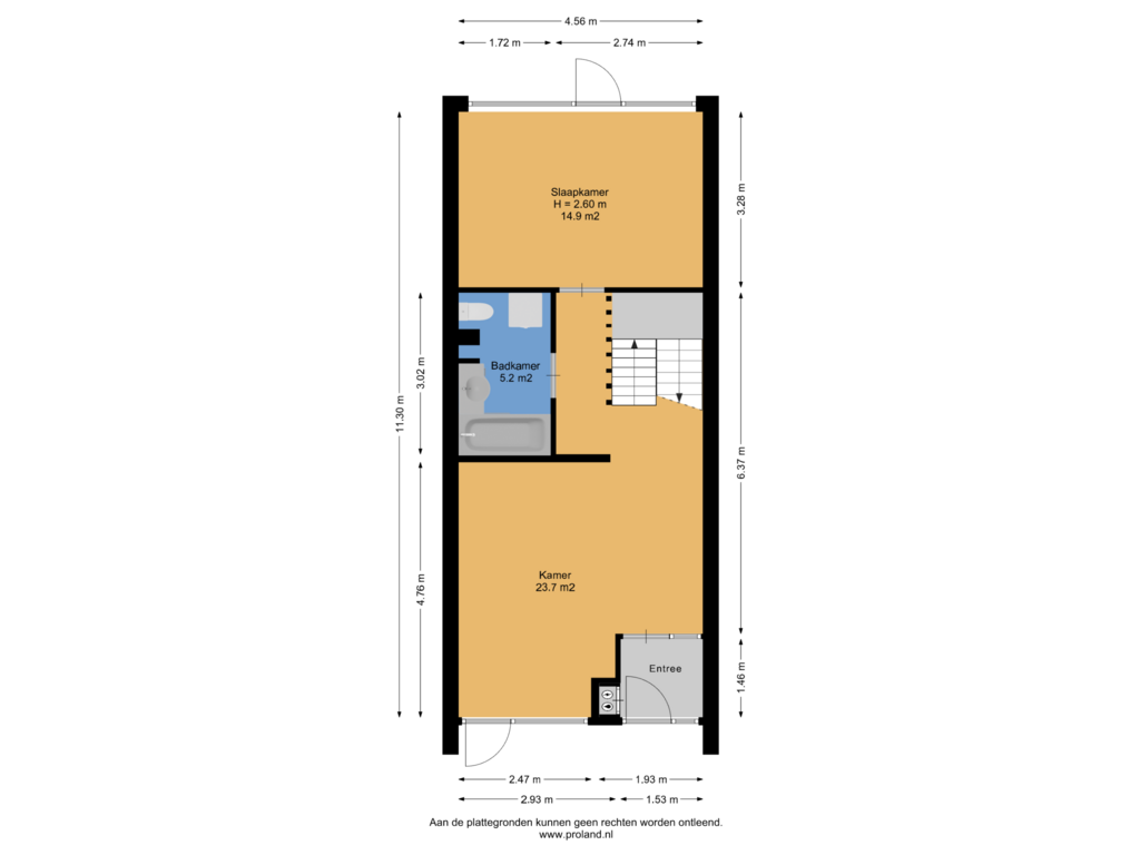 Bekijk plattegrond van Begane Grond van Kantershof 594