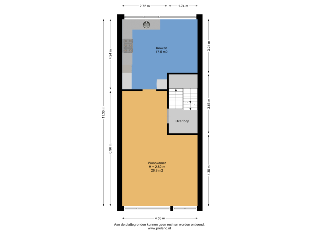 Bekijk plattegrond van 1e Verdieping van Kantershof 594