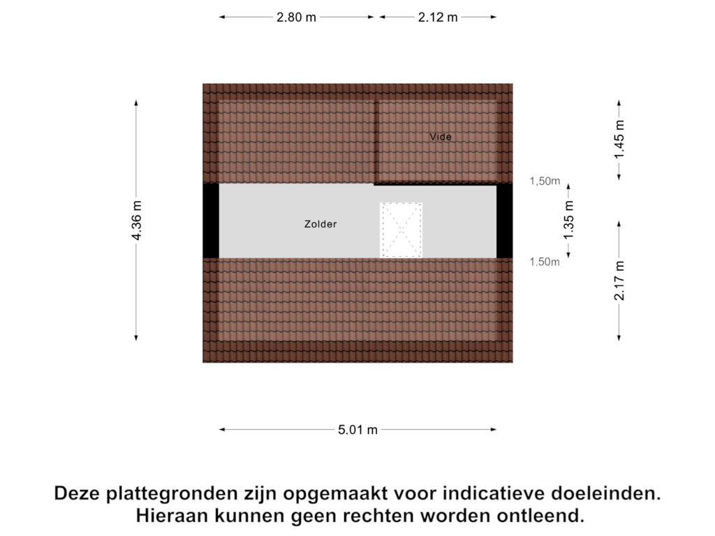 Bekijk plattegrond van Zolder van Eddie Boydstraat 6