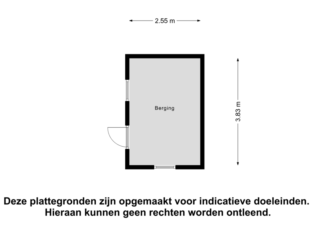 Bekijk plattegrond van Berging van Eddie Boydstraat 6