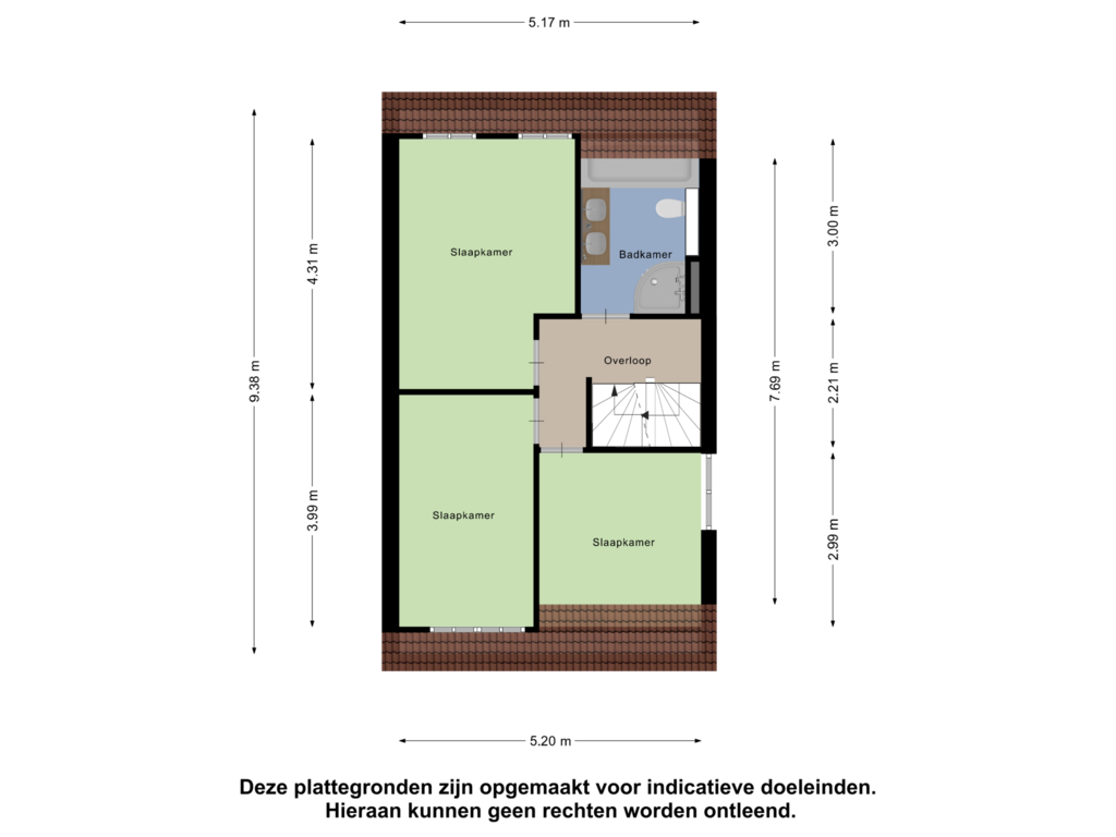 Bekijk plattegrond van Eerste Verdieping van mr. Jaap Burgerlaan 2