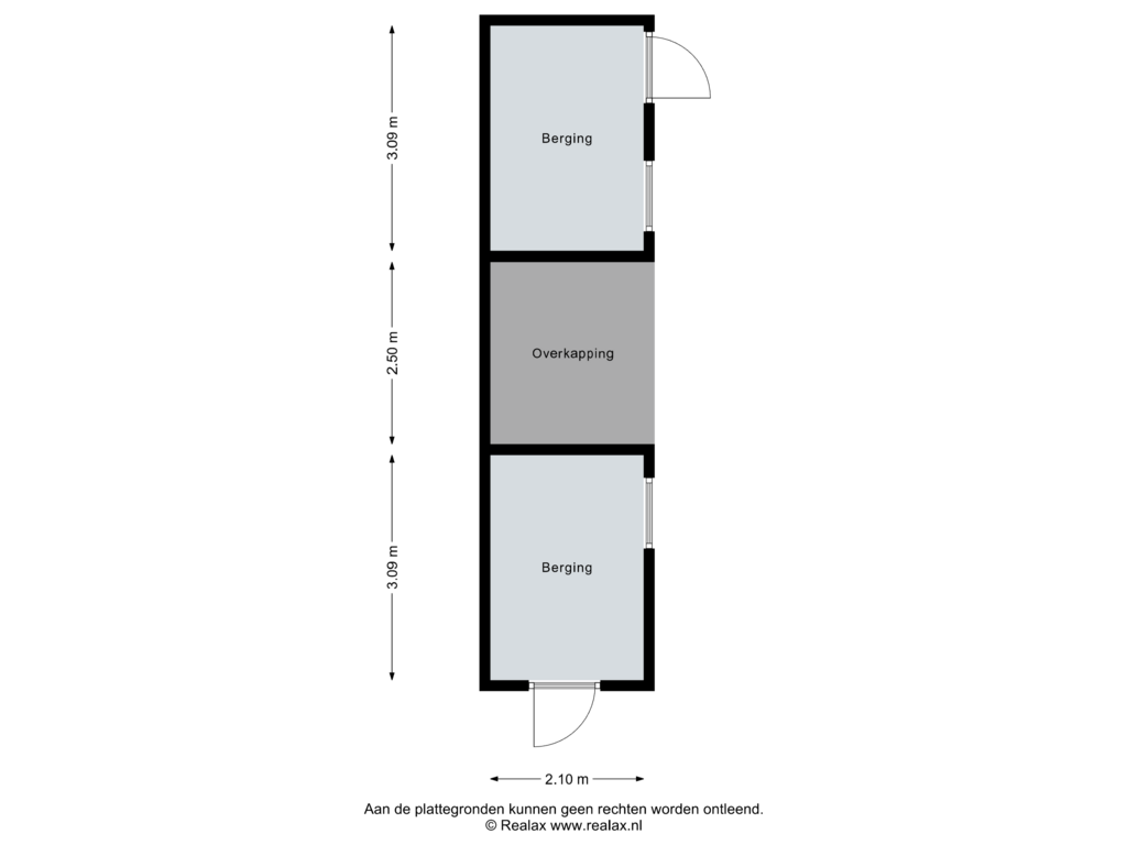 Bekijk plattegrond van Berging van Maldegemstraat 31