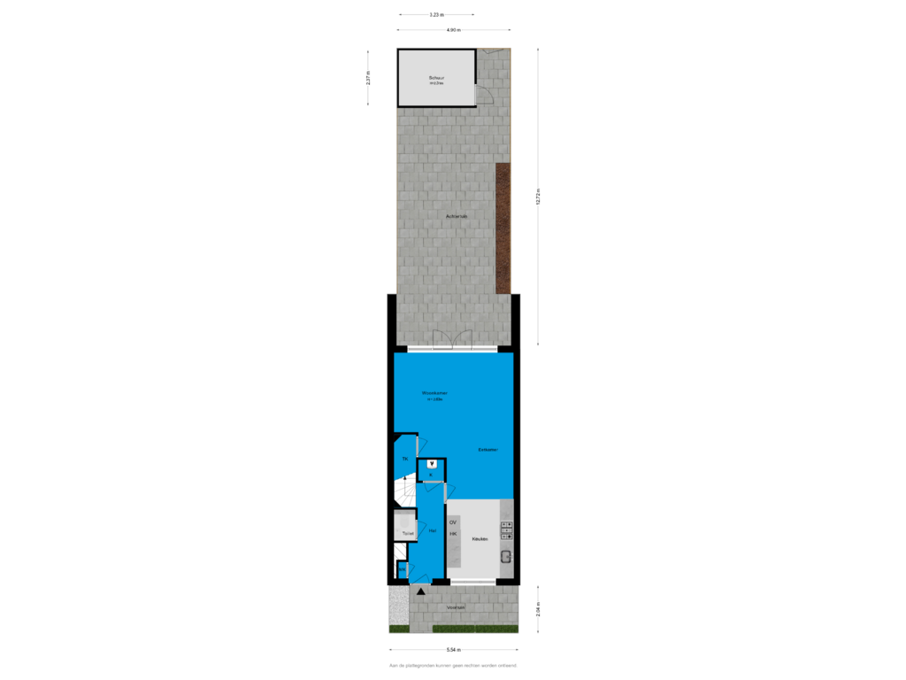 View floorplan of Situatie of Brasem 6