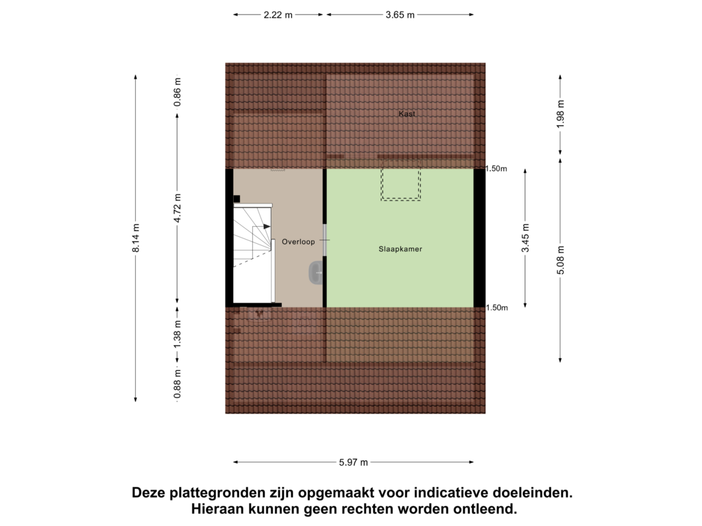 Bekijk plattegrond van Tweede verdieping van Vivaldipad 7