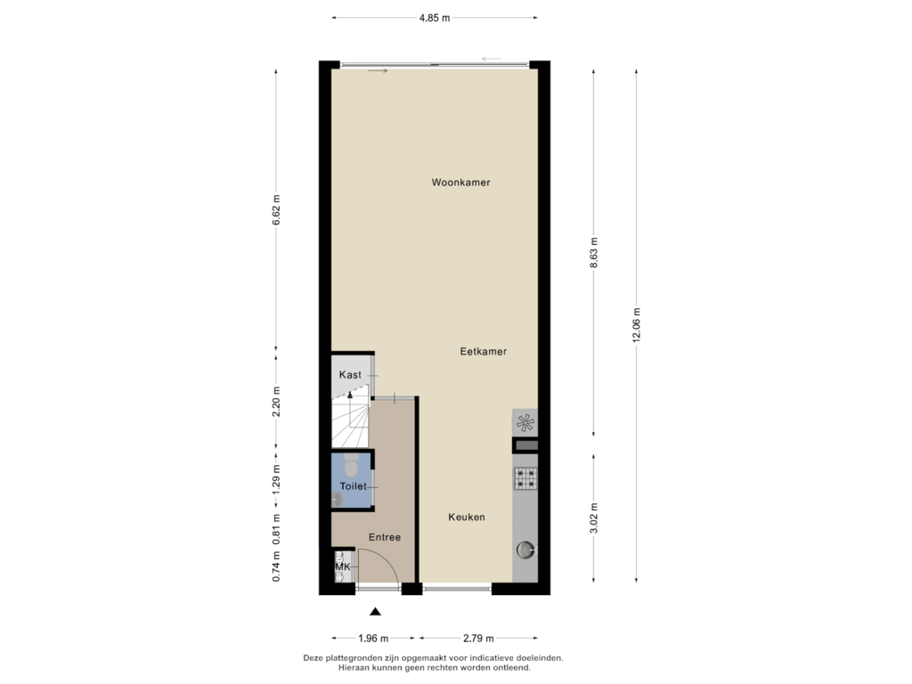 View floorplan of Begane Grond of Hengmeng 118