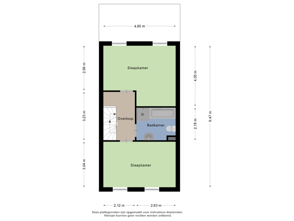 View floorplan of Eerste Verdieping of Hengmeng 118