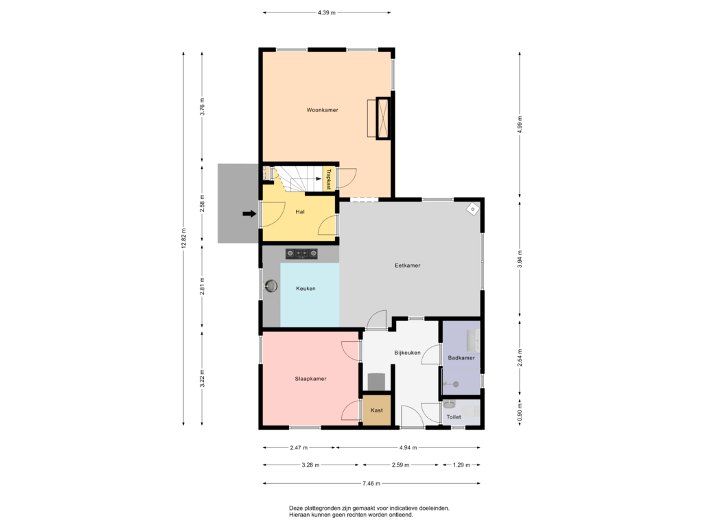 Bekijk plattegrond van First floor van Schuinpad 66