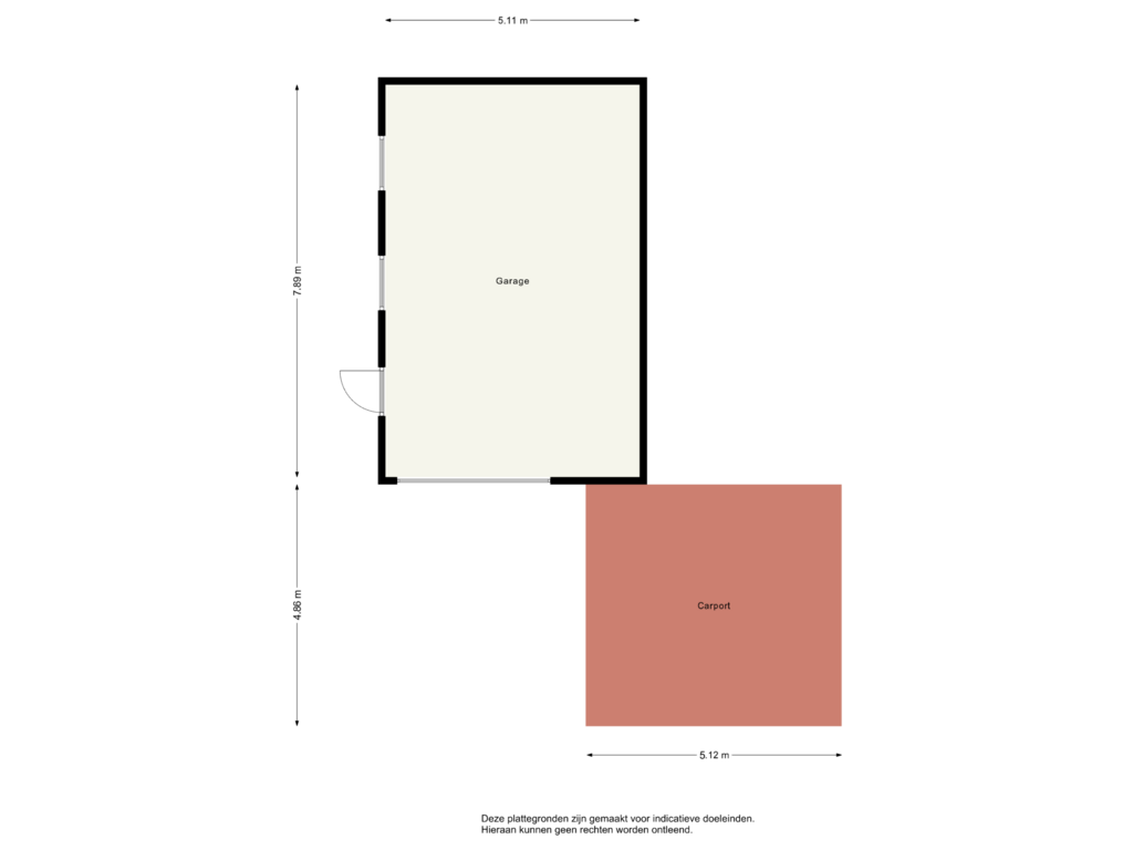 Bekijk plattegrond van Floor 1 van Schuinpad 66