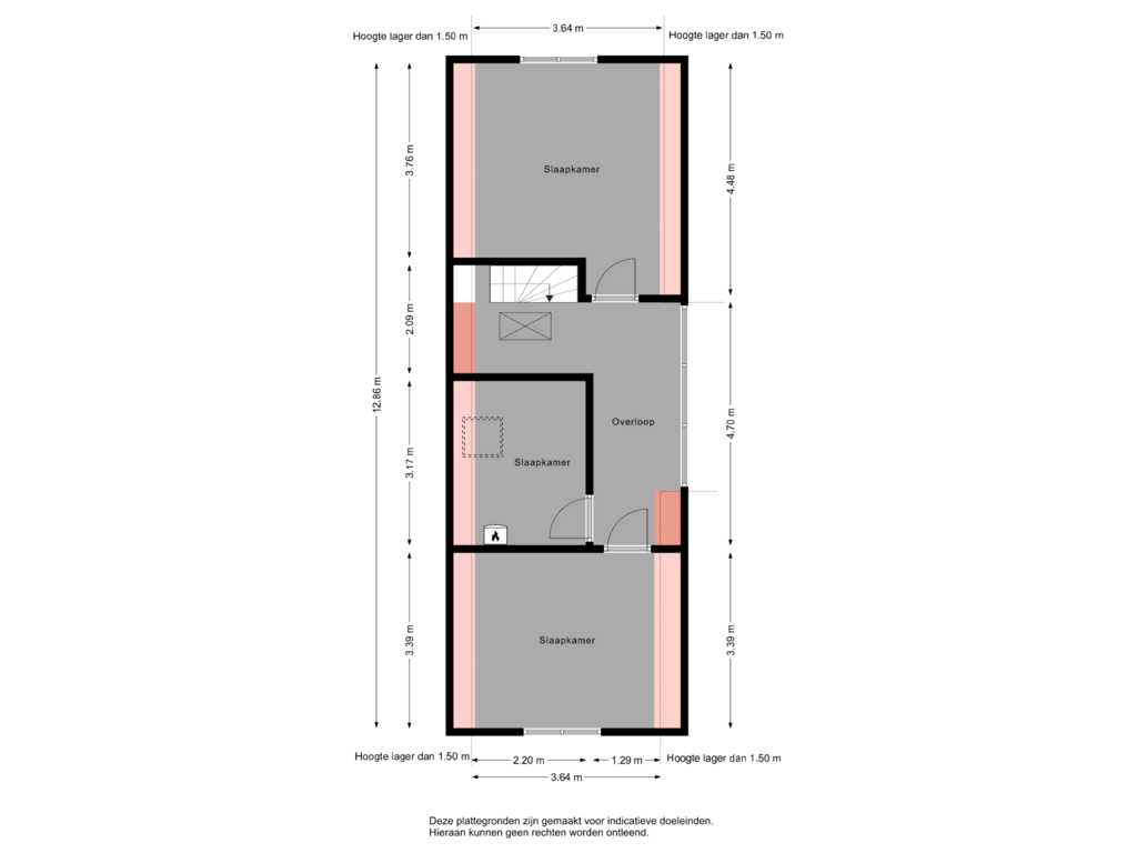 Bekijk plattegrond van Floor 2 van Schuinpad 66