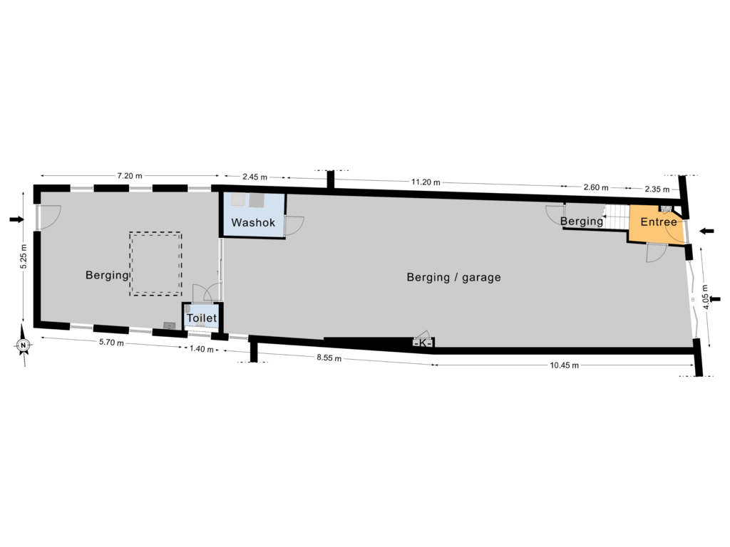 View floorplan of Begane grond of Legeweg 37