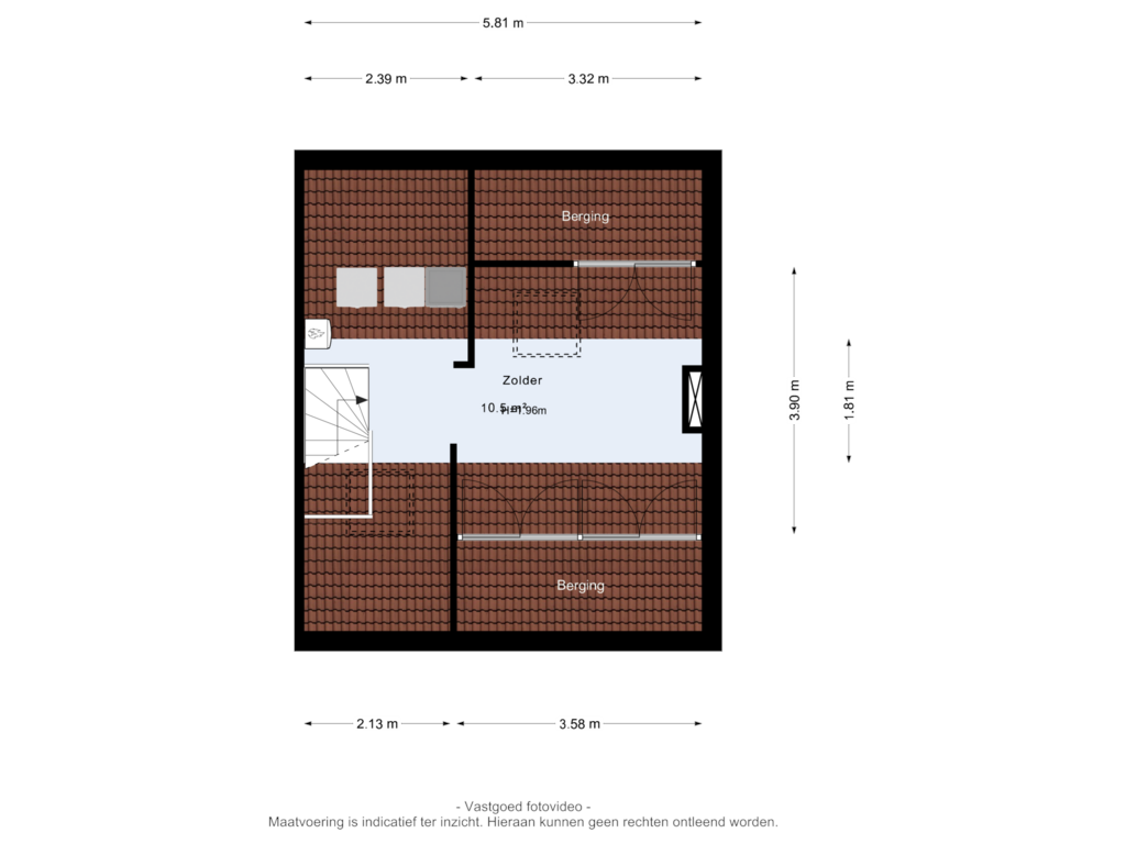 View floorplan of 2e verdieping of Johan Willem Frisolaan 2