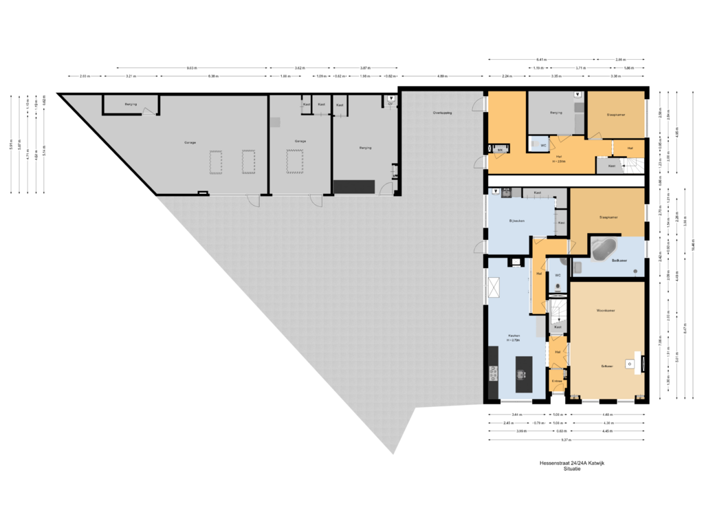 Bekijk plattegrond van Begane grond van Hessenstraat 24