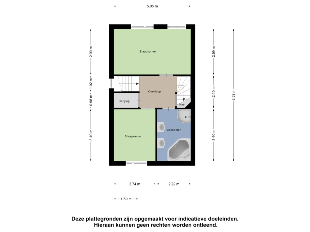 Bekijk plattegrond van Eerste Verdieping van de Meren 1004