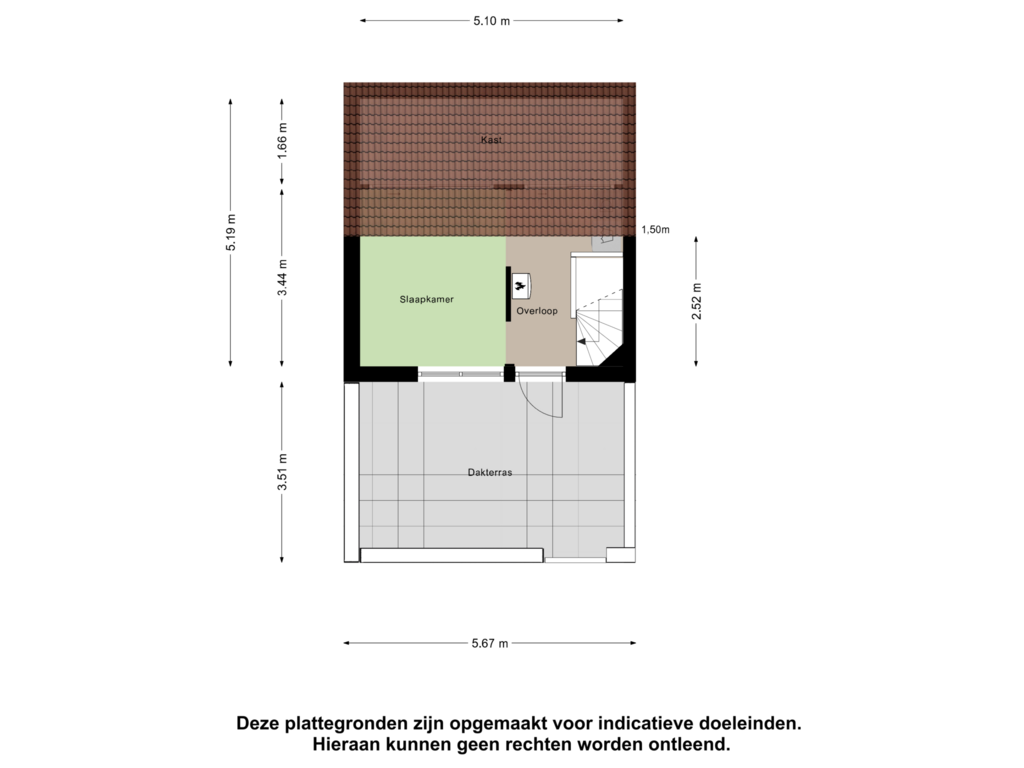 Bekijk plattegrond van Tweede Verdieping van de Meren 1004