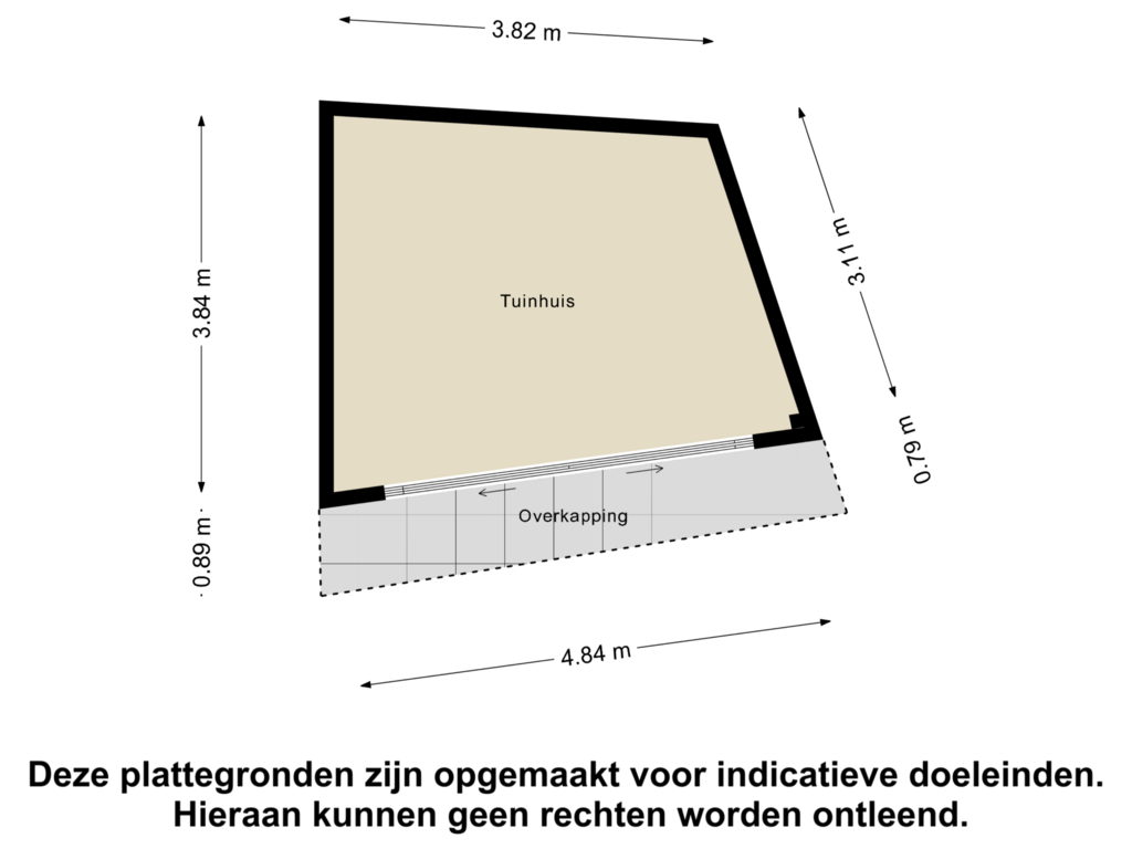 Bekijk plattegrond van Tuinhuis van de Meren 1004