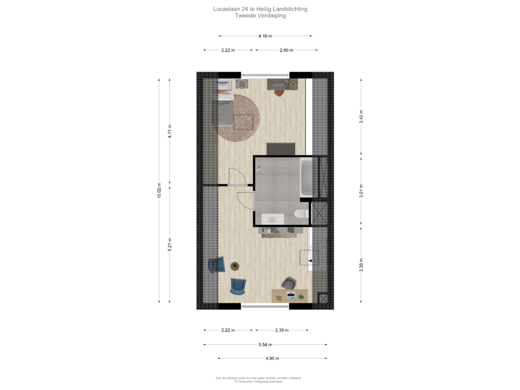 Bekijk plattegrond van Tweede Verdieping van Lucaslaan 24