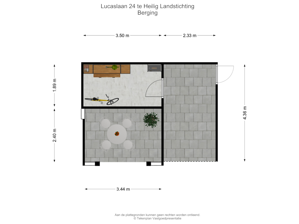 Bekijk plattegrond van Berging van Lucaslaan 24