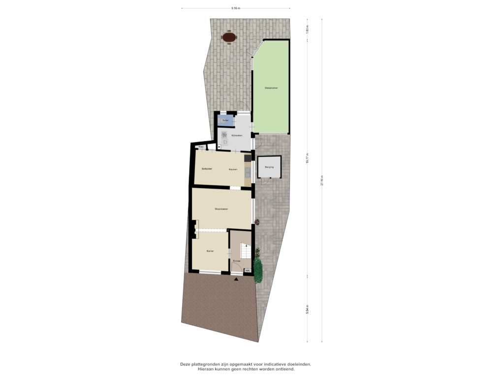 Bekijk plattegrond van Begane Grond Tuin van Kerkstraat 42