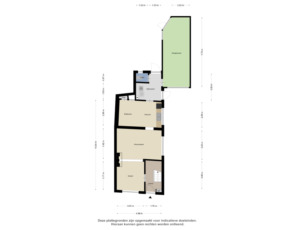 Bekijk plattegrond van Begane Grond van Kerkstraat 42