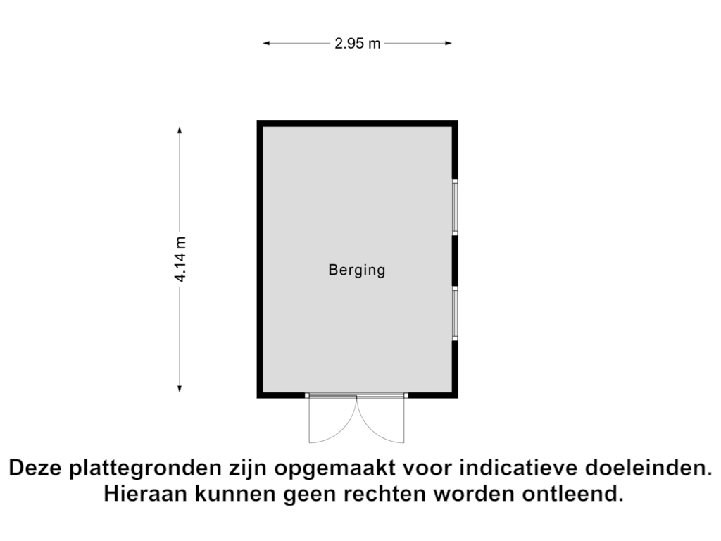 Bekijk plattegrond van Berging van Staringstraat 2