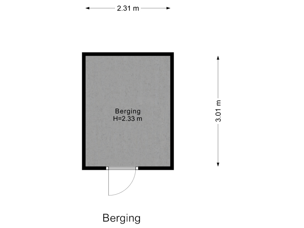 Bekijk plattegrond van Berging van Botreep 88