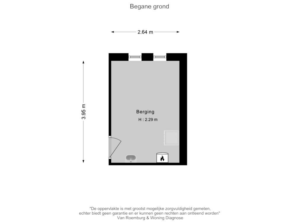 Bekijk plattegrond van Berging van Johan van Soesdijkstraat 53