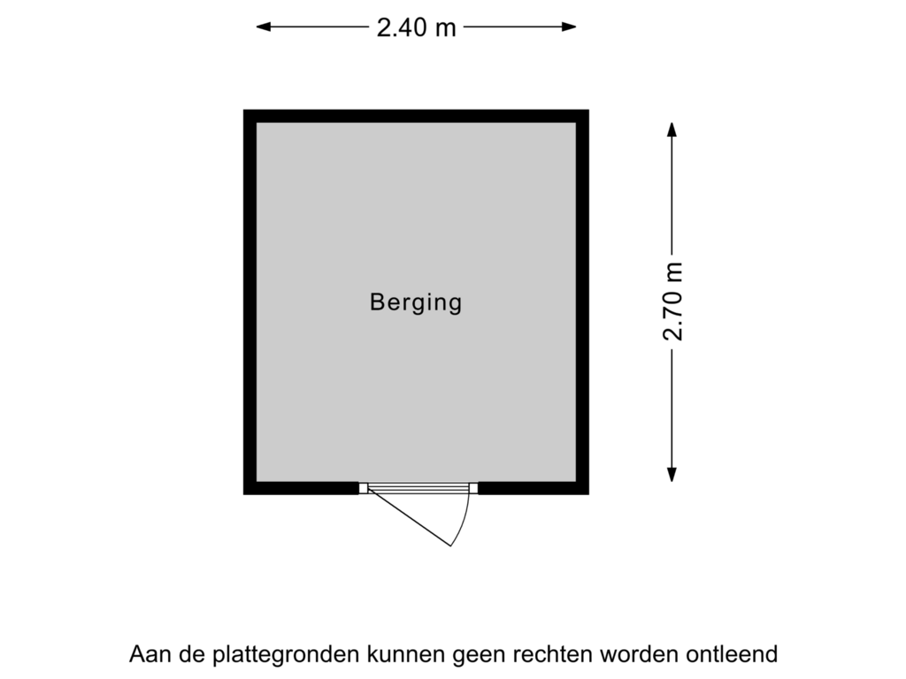 Bekijk plattegrond van Berging van Drinkwaterweg 583