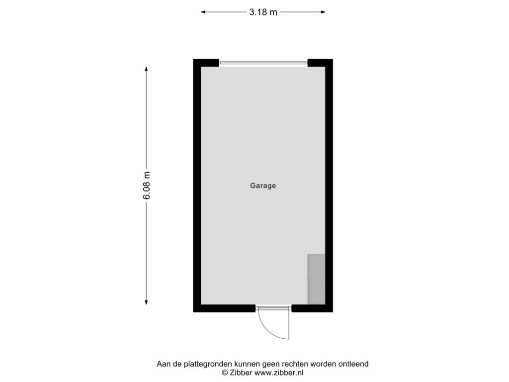 Bekijk plattegrond van Garage van Meester De Wolfstraat 13