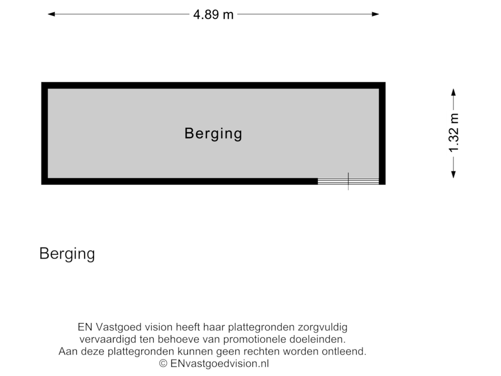 Bekijk plattegrond van Berging van Camille Balystraat 3