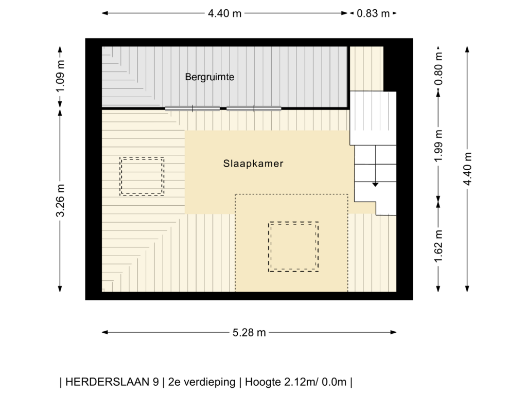 View floorplan of 2e Verdieping of Herderslaan 9