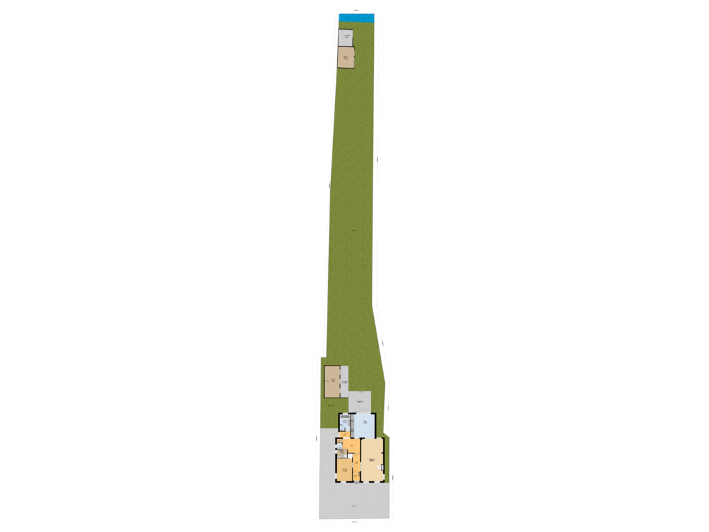 View floorplan of Situatie of Jeltingalaan 46