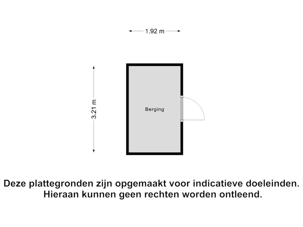 View floorplan of Berging of Landleven 75