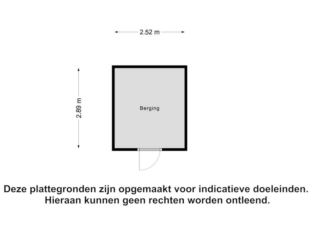 Bekijk plattegrond van Berging van Burgemeester Raijmakerslaan 13