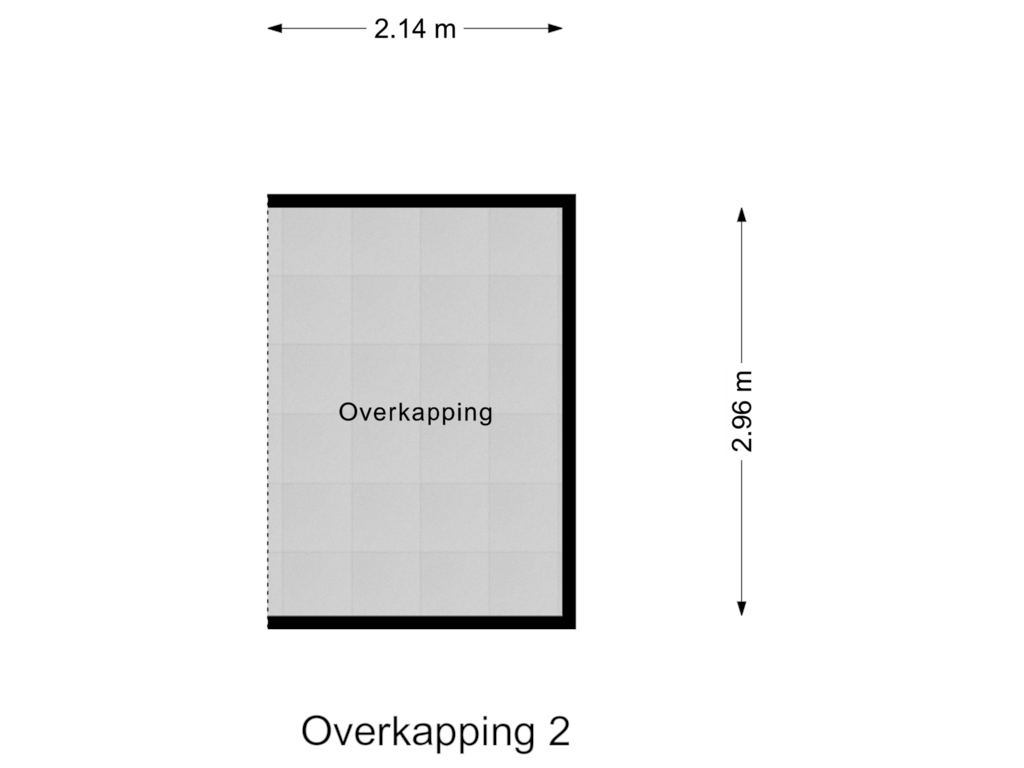 View floorplan of Overkapping 2 of Van Hogendorpplein 57