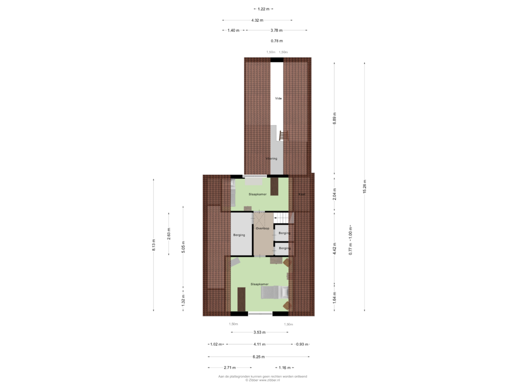 Bekijk plattegrond van Eerste Verdieping van Oosterdiep WZ 122