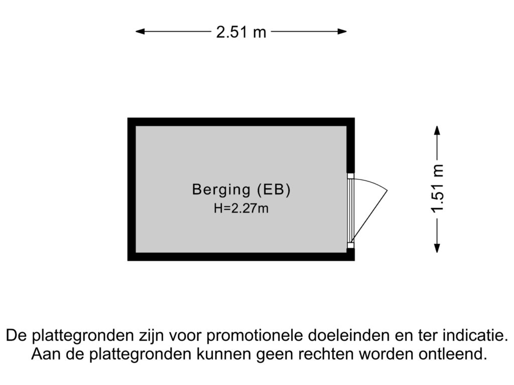 Bekijk plattegrond van Berging van Lenteklokjestraat 4