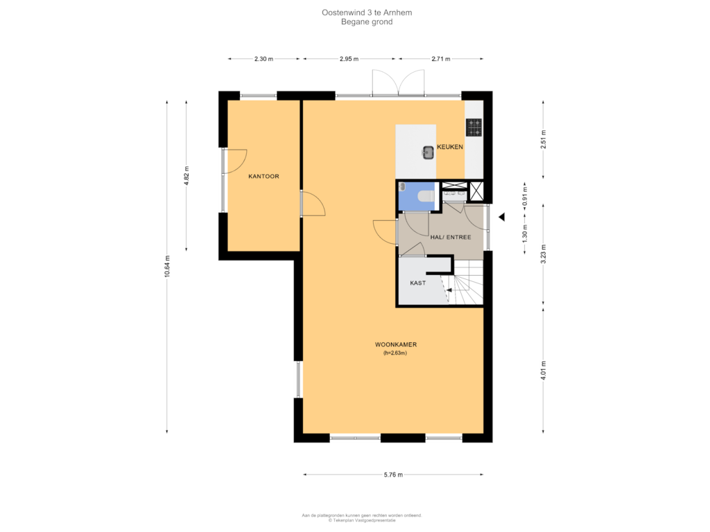 View floorplan of Begane grond of Oostenwind 3