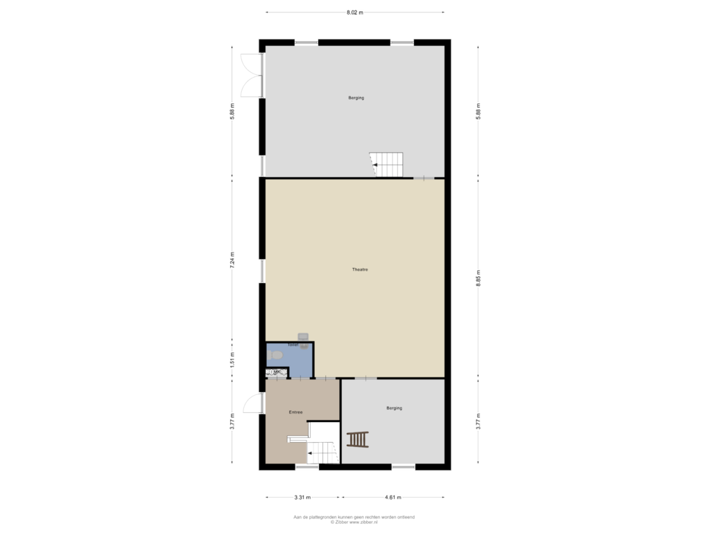 Bekijk plattegrond van Bijgebouw van Schoordijk 1