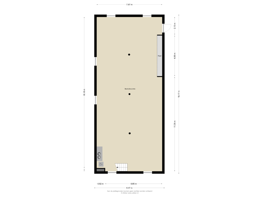 Bekijk plattegrond van Souterrain van Schoordijk 1