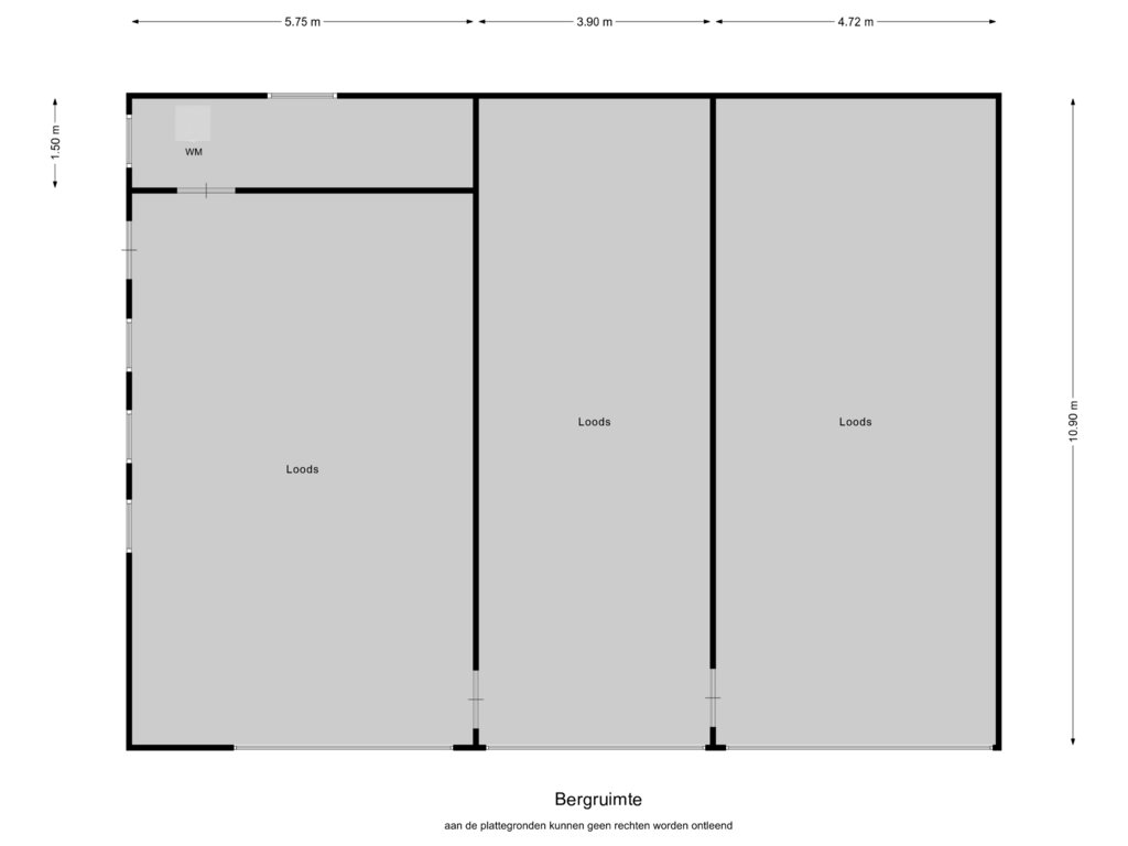 Bekijk plattegrond van Bergruimte van Buntwal 2