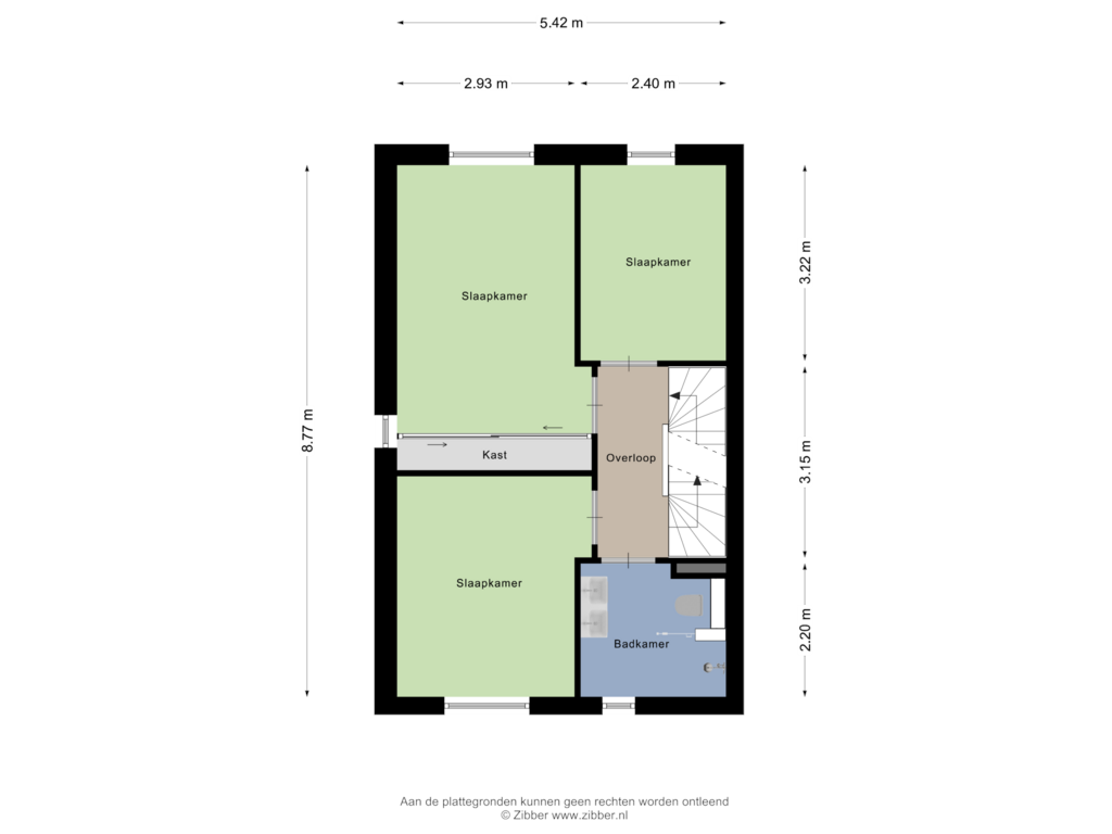 View floorplan of Eerste Verdieping of Hopveld 27