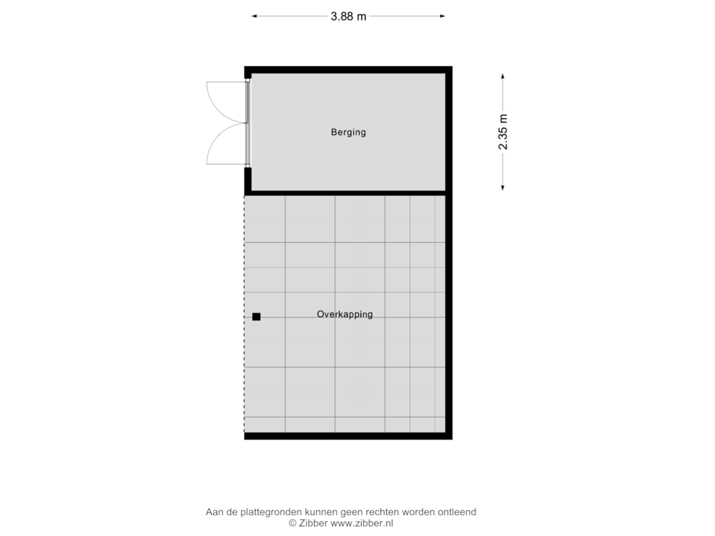 View floorplan of Berging of Hopveld 27